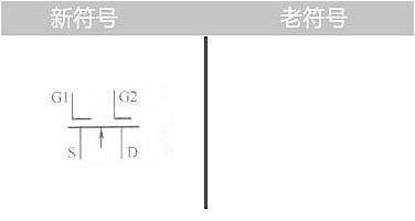 場效應(yīng)管的符號(hào)